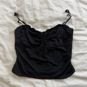 Princess Polly babydoll black top